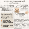 Explication de comment utiliser un fondant parfumé