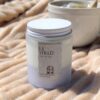 Bougie artisanale La Veillée Kluani au parfum de Grasse Claire de Lune et cire de soja.