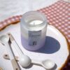 Bougie parfumée très gourmande crée à la main à la cire végétale et au parfum de Grasse - La Gloutonne de la Collection Good Vibes