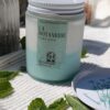 Bougie artisanale La Botanique Kluani au parfum de Grasse Menthe Poivrée et cire de soja.