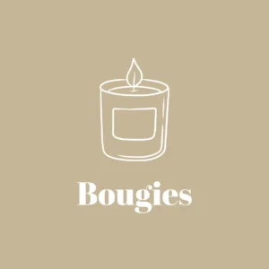 Bougie crée en Alsace par Kluani en cire végétale et parfum de Grasse