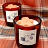 Bougie crée en Alsace par Kluani, parfum confiture de lait pour des soirée cozy